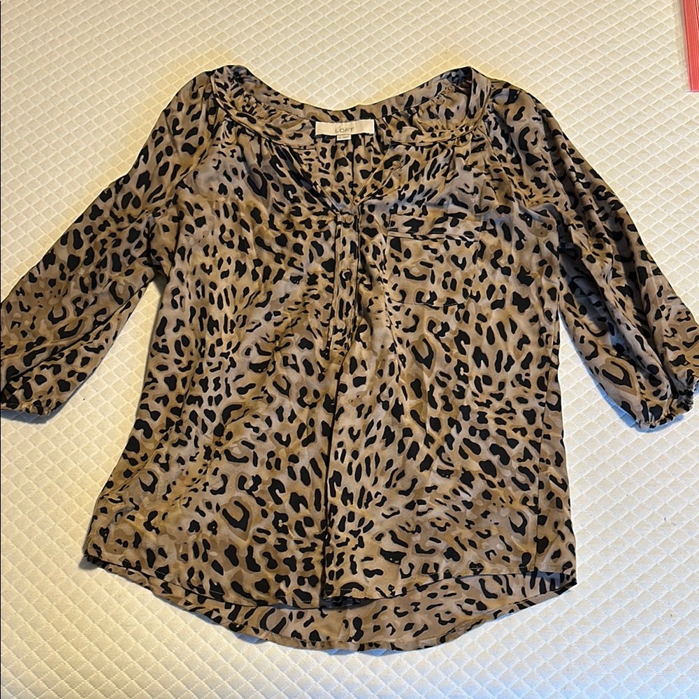 Leopard Print Women's Top